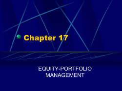 Lecture Presentation for Investments, 6e