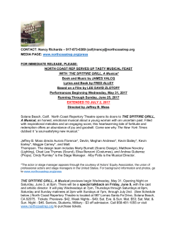 Release - North Coast Rep