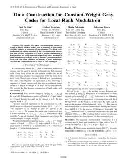 On a Construction for Constant-Weight Gray Codes for