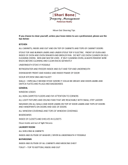 Move Out Cleaning Tips If you choose to clean yourself