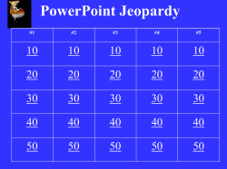 Take the Jeopardy Challenge!