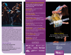 live moves - Live Art Dance Productions