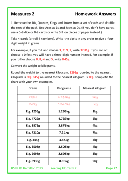 KU_Measures 2_Converting between units 2_HW Answers