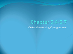 Chapter 5.4-5.7