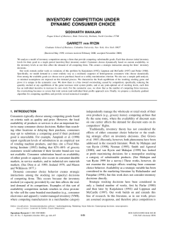 franjinfopre 9-5opre063 - Columbia Business School