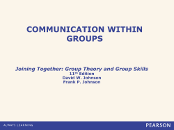Communication Within Groups