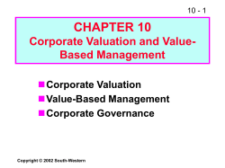 10 - Finance