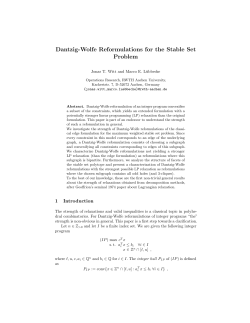 Dantzig-Wolfe Reformulations for the Stable Set