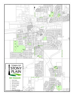 Ball Diamonds - Town of Stony Plain