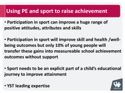 Sport Premium - Camelford Primary School