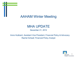 MHA EXECUTIVE COMMITTEE RETREAT September 10