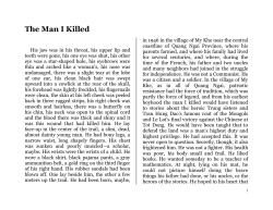 The Man I Killed