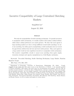 Incentive Compatibility of Large Centralized Matching Markets