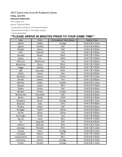 2017 Zoom Into June All Academic Game