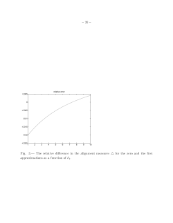 20 { Fig. 3.| The relative di erence in the alignment