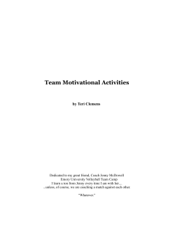 Team Motivational Activities