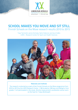 school makes you move and sit still