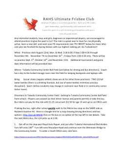 Any interested students, boys and girls, beginners or experienced