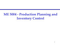 Classification of Production Systems - IESL e