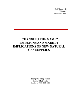changing the game?: emissions and market