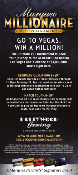 go to vegas. win a million!