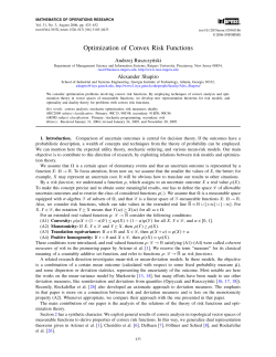 Mathematics of Operations Research