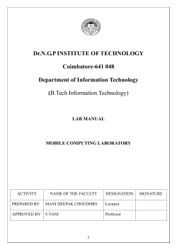 Design of simple Calculator having +, * and / using
