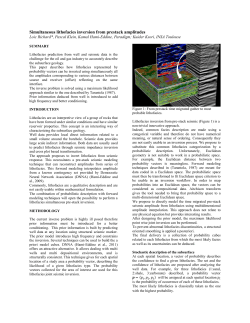 Simultaneous lithofacies inversion from prestack