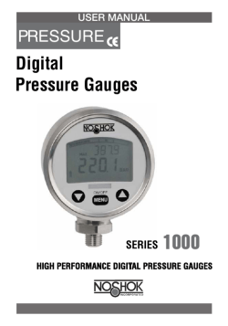 Digital Pressure Gauges