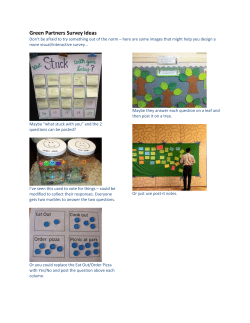 Creative survey ideas