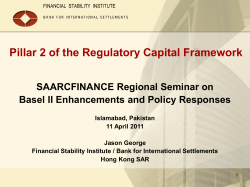 The New Basel Capital Accord Standardised Approach to