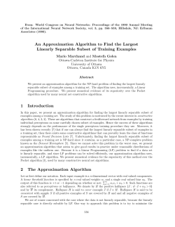 An Approximation Algorithm to Find the Largest Linearly Separable