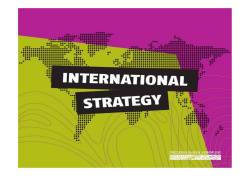 Power Point - International Strategy
