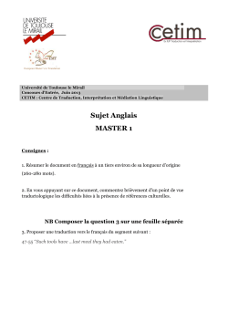 NB Composer la question 3 sur une feuille s&eacute;par&eacute;e