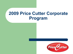 2007 Price Cutter Corporate Program