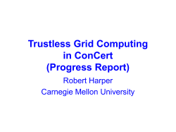 Powerpoint - Carnegie Mellon School of Computer Science