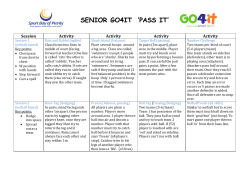 senior go4it `pass it`