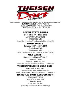 tournament information poster