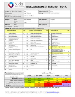 Elderly shopping risk assessment