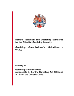 Remote Technical and Operating Standards
