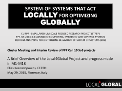 globally - Local4Global