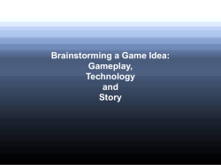 Brainstorming a Game Idea