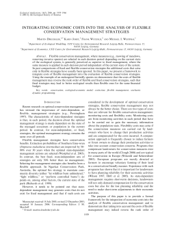 integrating economic costs into the analysis of flexible