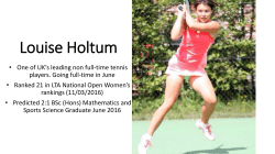 Louise Holtum - SponsorFinder