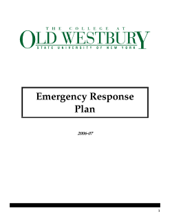 Emergency Response Plan