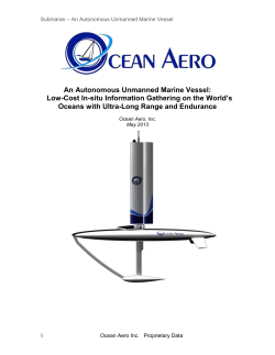 The HarborWing unmanned surface/subsurface vessel is a
