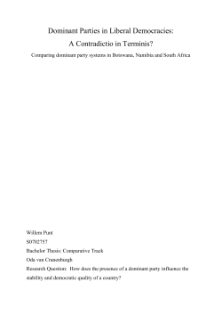 Bachelor Thesis