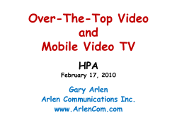 Gary Arlen, Arlen Communications