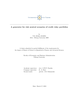 A generator for risk neutral scenarios of credit risky portfolios