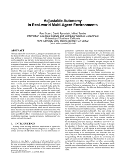 Adjustable Autonomy in Real-world Multi-Agent